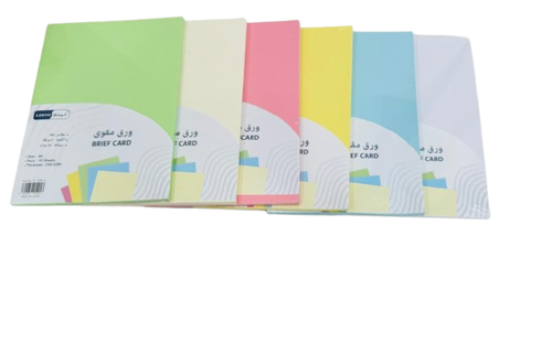 ورق مقوى  – 150 جرام – 50 ورقة ملونة A4 للمشاريع والطباعة