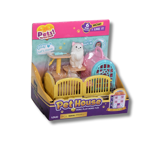 Pet House Playset with Accessories – Educational Toy for Kids – Suitable for Ages 3+