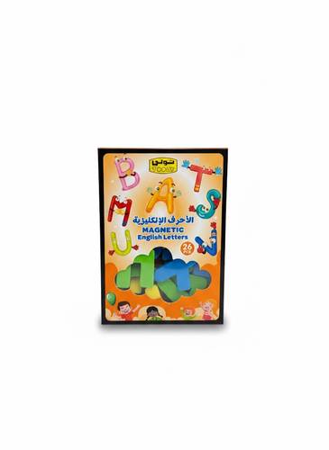 English Alphabet Magnetic Foam Set 26 Pieces by Toli for Learning Letters and Vocabulary Suitable for Ages 3 Years and Above