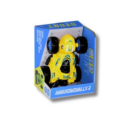 D-Power Fiction Friction Powered Racing Car – Light Up – Yellow