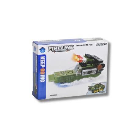Naval Patrol Fighter Boat Building Set 90 Pieces Improves Building Skills Suitable for Ages 6+