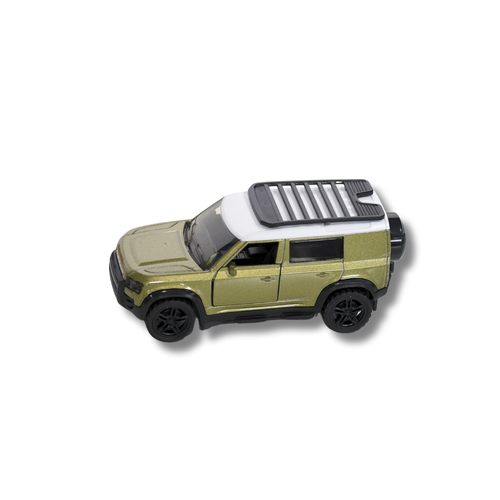 Die Cast Metal Land-Cruiser Toy Car  Racing Car Model for Kids 3 Battery Operated  Olive