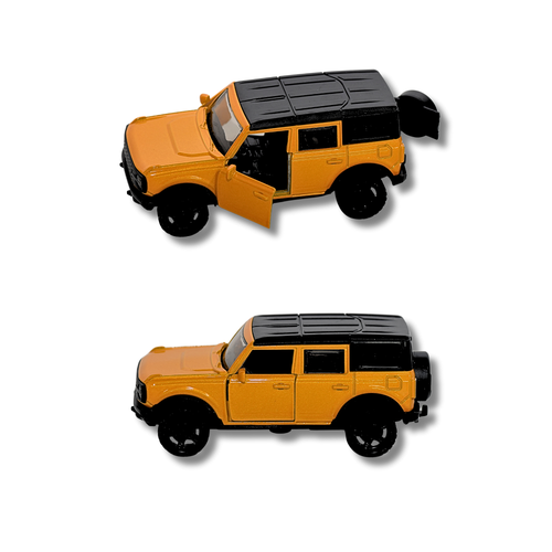 Die Cast Metal JEEP Toy Car  Racing Car Model for Kids 3 Battery Operated  Yellow