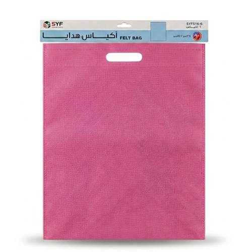  أكياس هدايا وردي 6 حبات 35×45 سم 