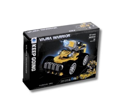 Fierce Fighter Vehicle Building Set 97 Pieces Improves Building Skills Suitable for Ages 6+