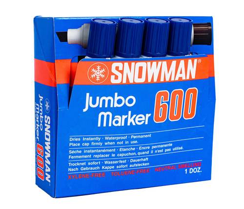 Marker permanent 600-12 Blue