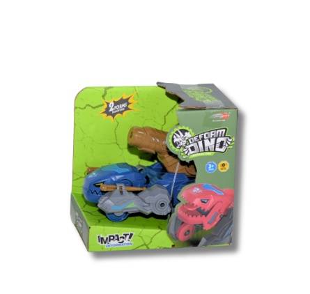 Transforming Dinosaur Car Toy – 2 in 1 – For Kids 3+ BLUE