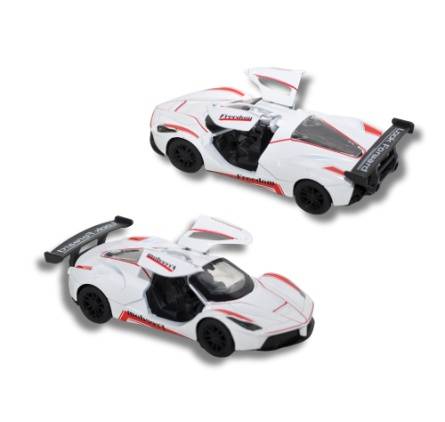سيارة لعبة معدنية Die Cast رياضية - مجسم سيارة فراري سباق احترافي للأطفال 3+