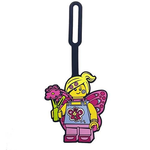 Official LEGO Butterfly Girl Bag Tag / Luggage Tag Set
