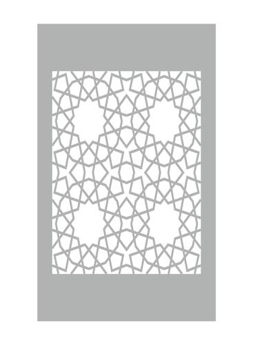 قالب  زخرفة إسلامية هندسية - تصميم ديكوري فني