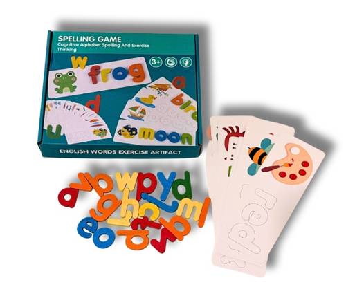 Word Genius Game A Fun Journey to Learn Letters and Spelling Suitable for Ages 3 Years and Above
