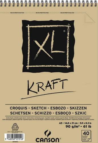 Art Book XL Kraft-A5-90G