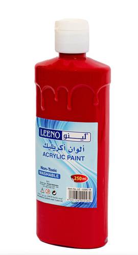 ألوان أكريليك أحمر 250مل