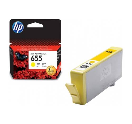 حبر طابعة 655 أصفر HP
