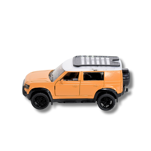 Die Cast Metal Sports Toy Car  Racing Car Model for Kids 3 Battery Operated   Yellow anf white 