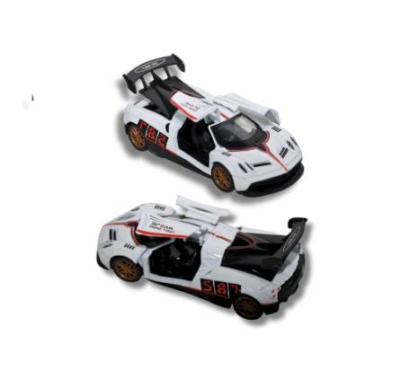 سيارة لعبة معدنية Die Cast رياضية - مجسم سيارة سباق احترافي للأطفال 3+
