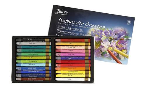 ألوان شمعية 24 لون