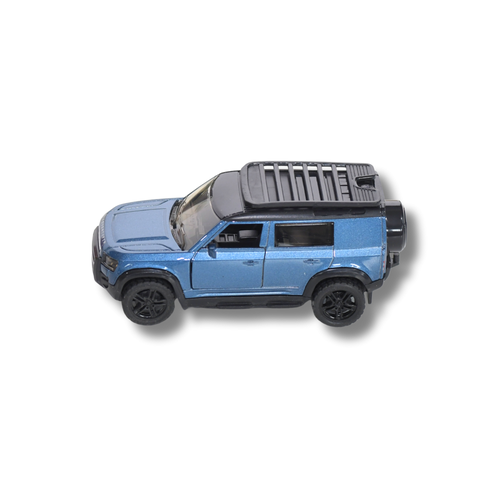 Die Cast Metal Land-Cruiser Toy Car  Racing Car Model for Kids 3 Battery Operated   Blue