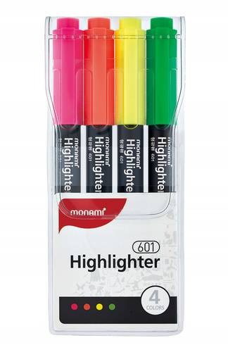Markers in 4 colors with a 1.4mm tip