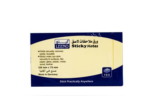 Sticky Note 75x125 - 100 Sheets 12Pads