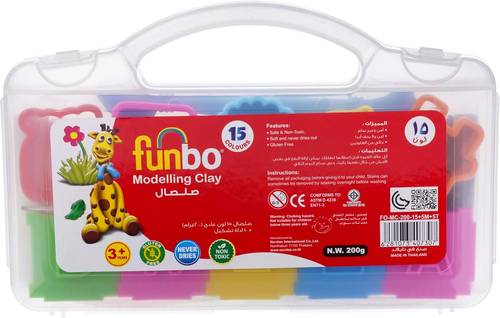 15-color clay + 10 shaped tools