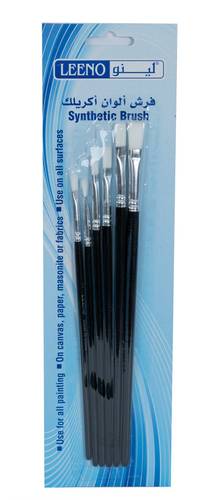 6 pieces acrylic paint brushes