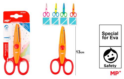 School Zig-Zag Scissors 135 Mm