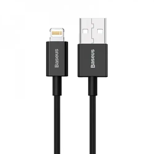 كيبل USB ايفون  2 متر أسود من بيسوس