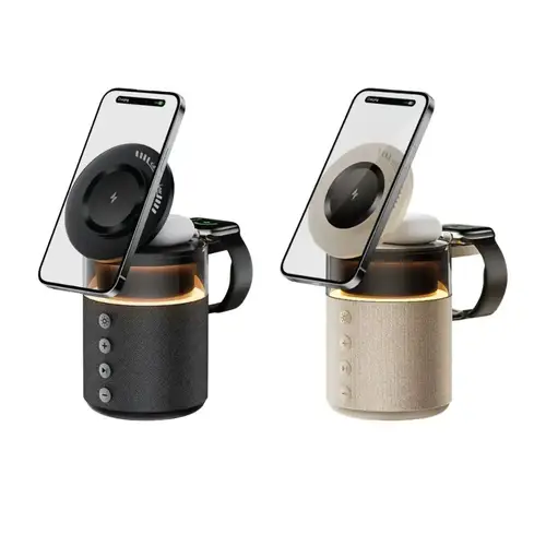 شاحن لاسلكي جرين ليون 5 في 1 - ألوان متعددة