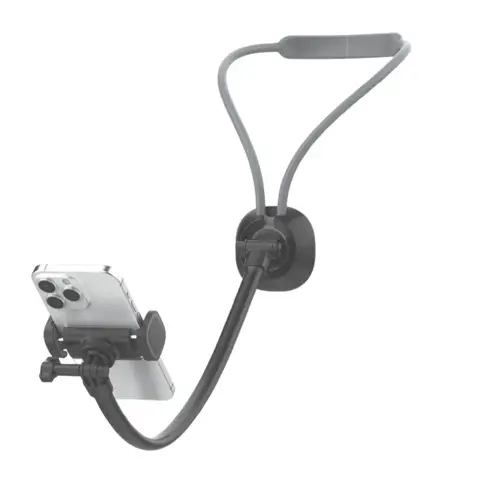 حامل الهاتف تثبيت بالرقبة 30سم بقاعدة تثبيت قوية للهاتف Green Lion FLEX NECK
