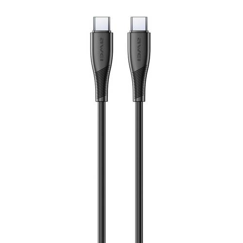 كيبل Type-C إلى Type-C، بطول 1 متر AWEI CL-182C-أسود
