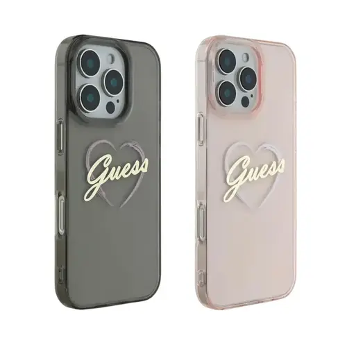 كفر Guess آيفون 16 برو ماكس بطبعة شعار القلب