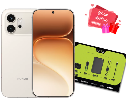 هونر 600 ذاكرة 256 جيجا 12 رام 5G ذهبي فاتح + هدايا