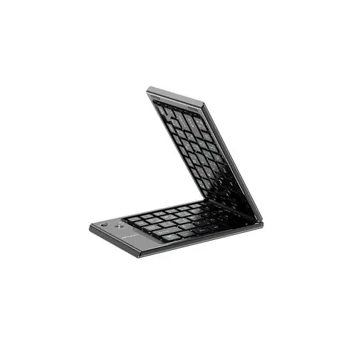 لوحة مفاتيح بلوتوث قابلة للطي 66 مفتاح AWEI KB-6 - أسود