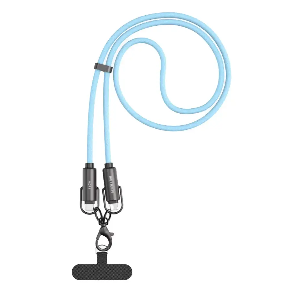 Green Lion Power Lanyard C to C 60W Cable Blue