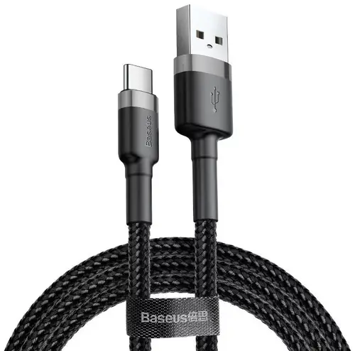 كابل شحن تايب سي إلى USB من بيسوس 1 متر - أسود