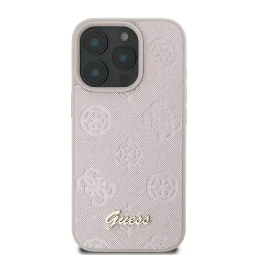 كفر Guess آيفون 16 برو بتصميم زهور الفاوانيا 