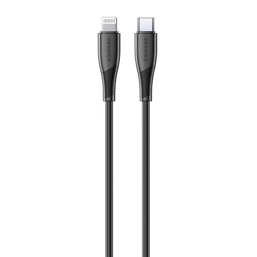 كيبل Type-C الى Lightning بطول 1.5 متر AWEI CL-182i- أسود