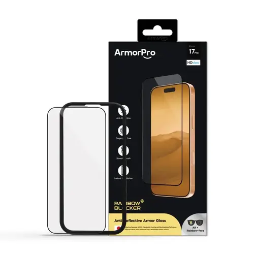 استيكر حماية مطفي عازل للتوهج ايفون 17 برو من ARMORPRO