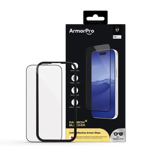 استيكر حماية مطفي عازل للتوهج ايفون 17 العادي من ARMORPRO