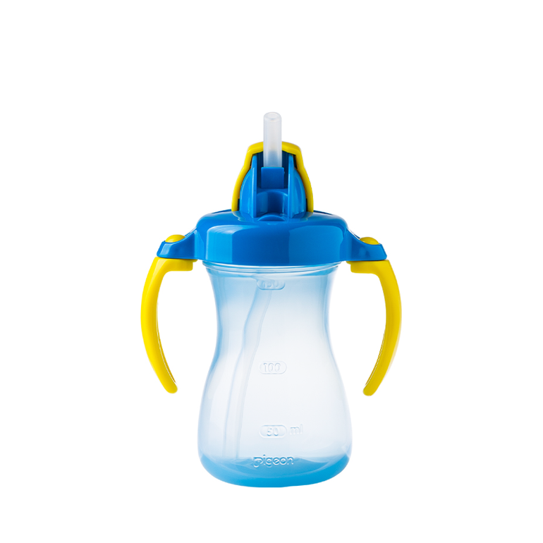Pigeon Blue Petite Straw Bottle - 150ML
 