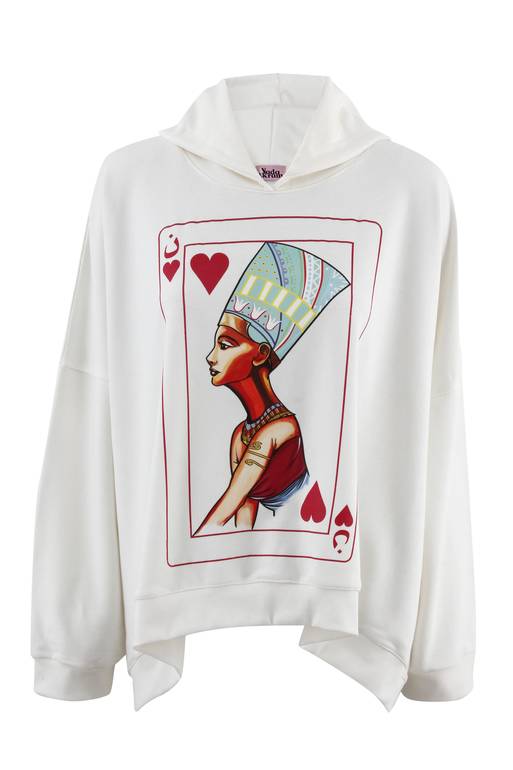 Nefrtiti Card Sweatshirt