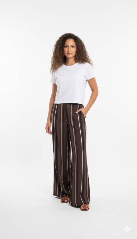 Brown Stripes Pants (pre order )