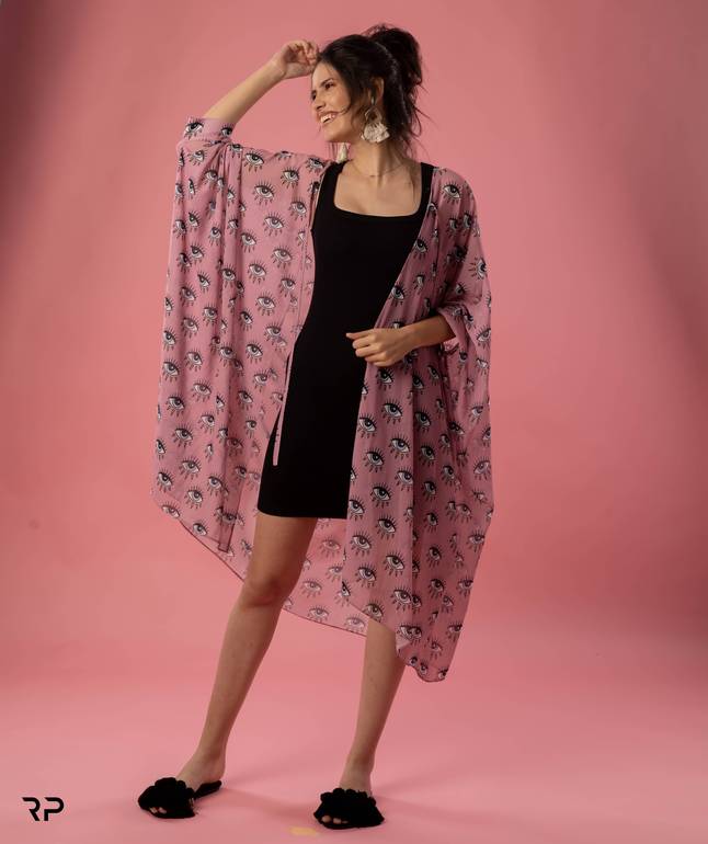 Pink Eye Kimono