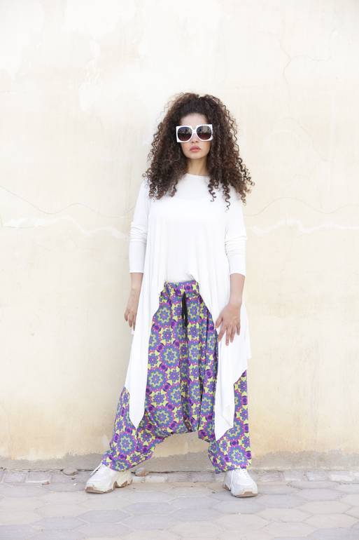 Oversized Asymmetrical Top