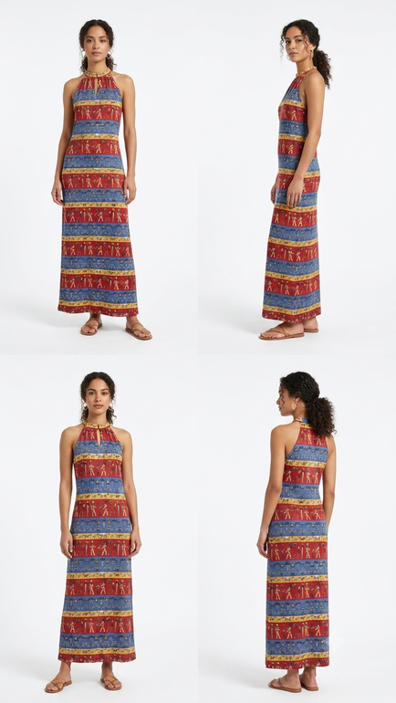 Ancient long dresse
