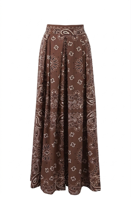 Brown Bandana Skirt