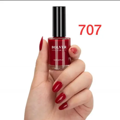 بلوفير طلاء أظافر بني غامق 707