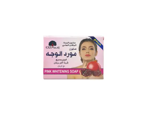 اكسا صابون مورد الوجه للوجه العادي والجاف بالرمان 100 غرام