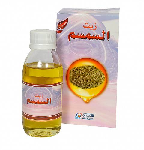 زيت السمسم من اللحيدان 